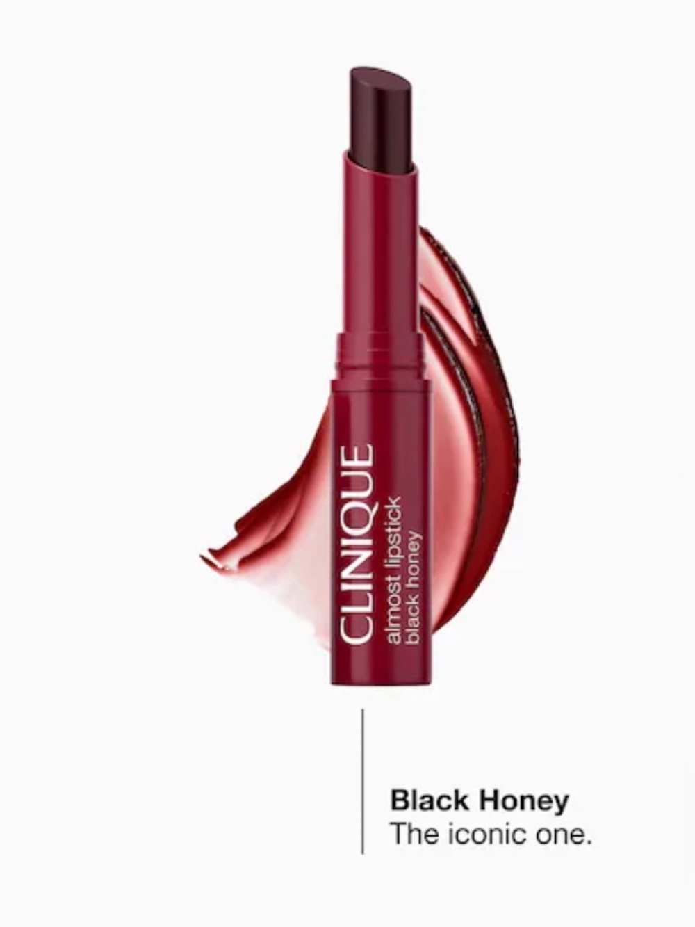 Clinique Almost Lipstick in Black Honey - mini travel size